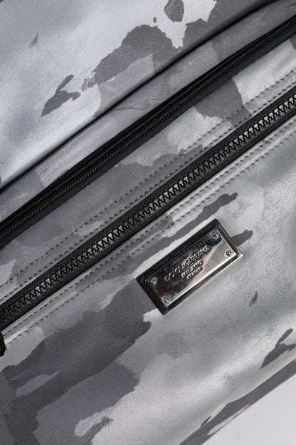 Sac à bandoulière à logo camouflage noir Dolce &amp; Gabbana