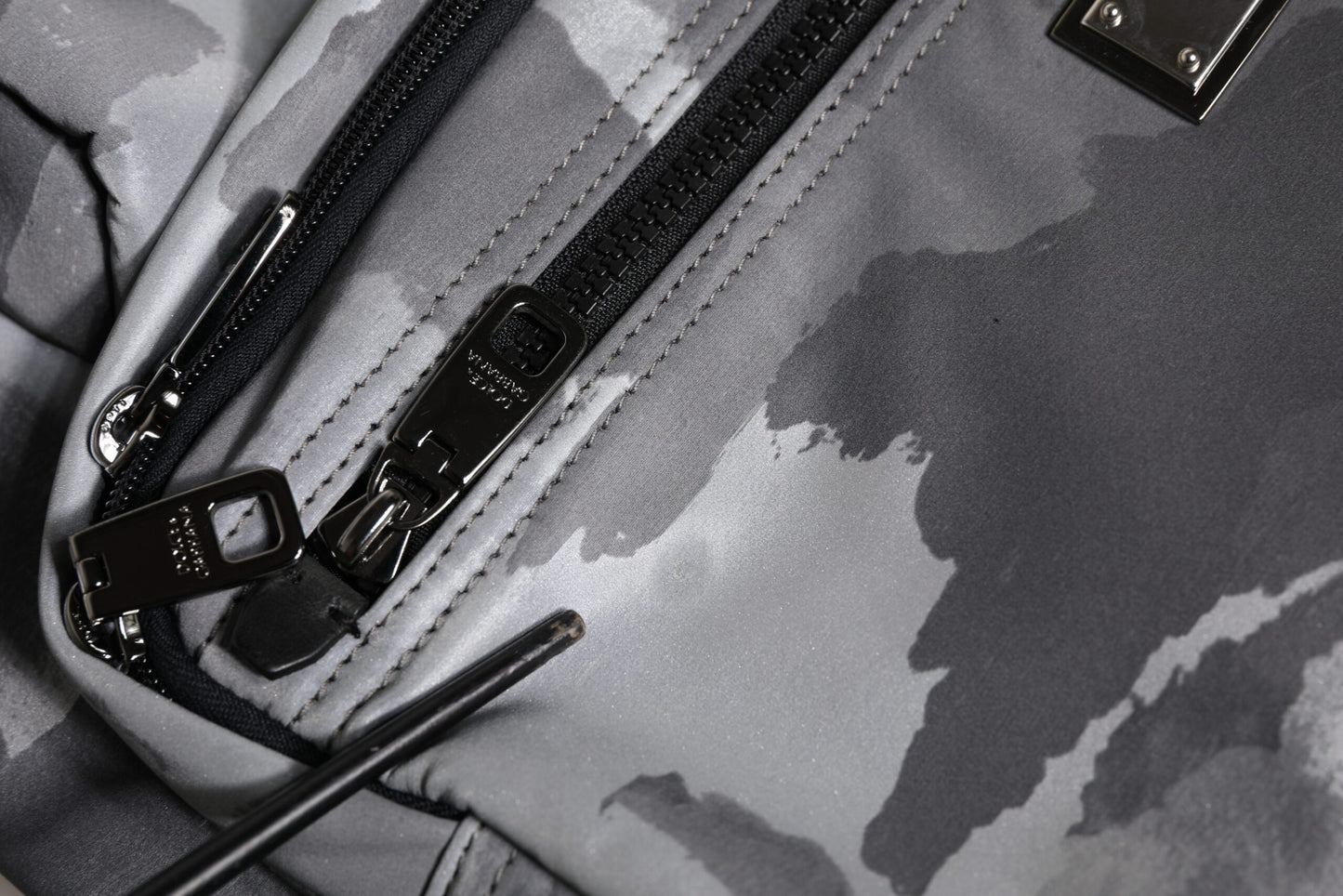 Sac à bandoulière à logo camouflage noir Dolce &amp; Gabbana