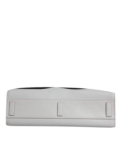 Sac cabas Dolce &amp; Gabbana en cuir de veau blanc avec logo imprimé DG Daily