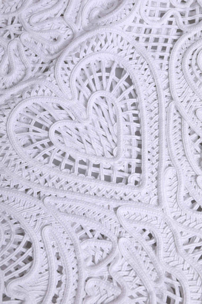 Dolce & Gabbana White Cordonetto Lace Beatrice Tote Shopping Bag by Dolce & Gabbana