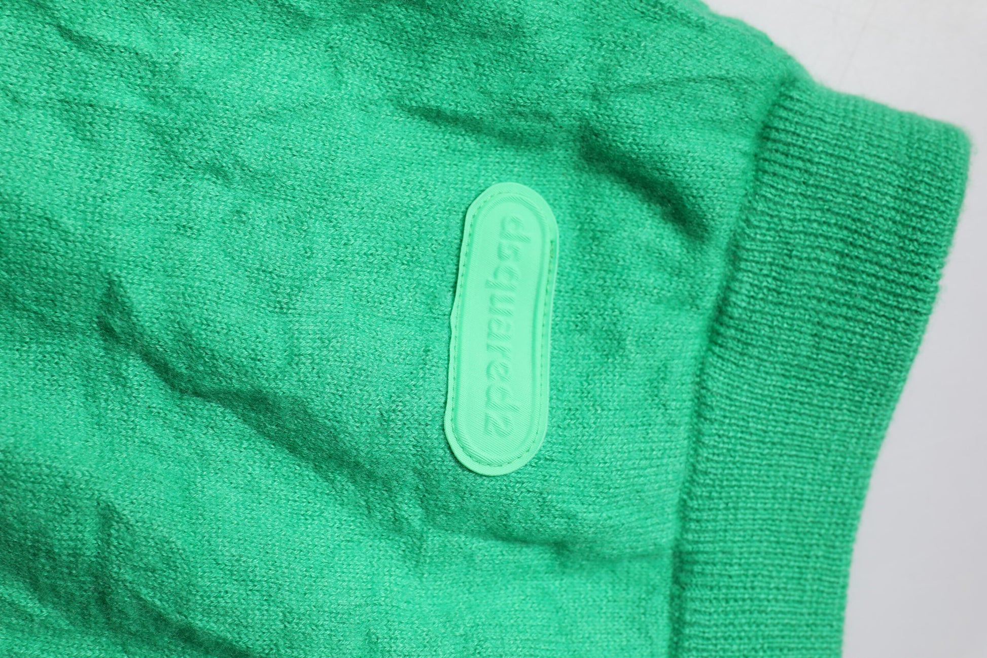 Dsquared² Green Cotton Elastic Waist Men Casual Pants by Dsquared²