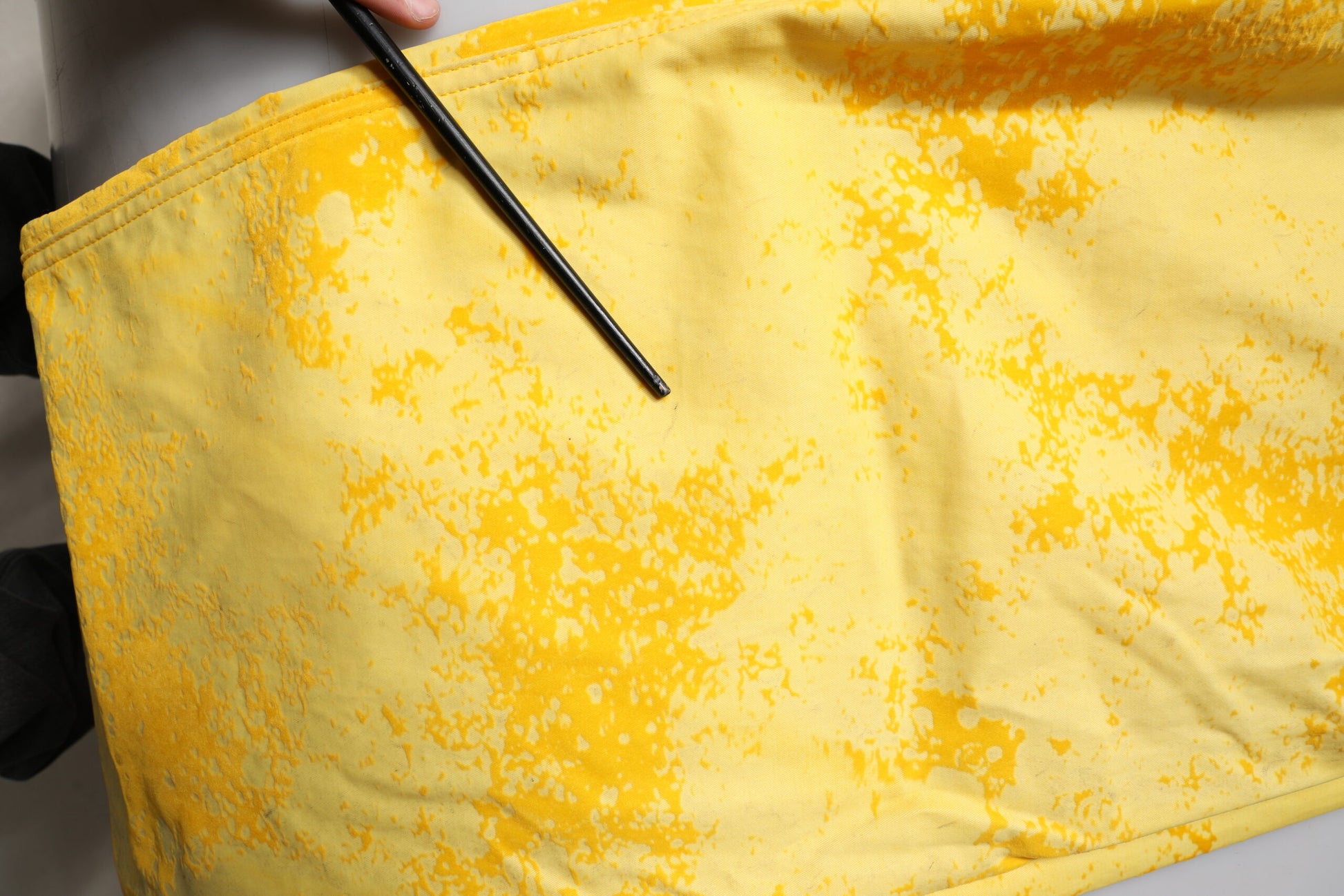 Dolce & Gabbana Yellow Tie Dye Cotton Straight Denim Jeans by Dolce & Gabbana