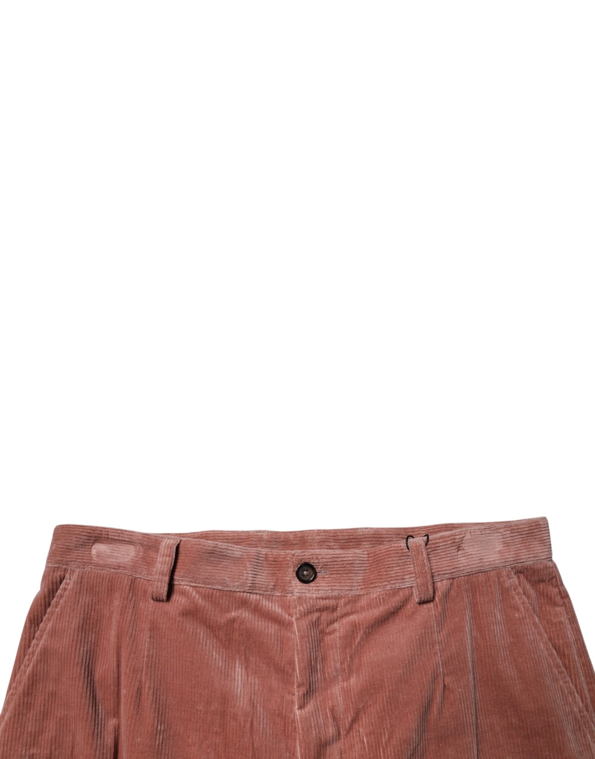 Dolce & Gabbana Brown Corduroy Cotton Cargo Men Denim Jeans by Dolce & Gabbana