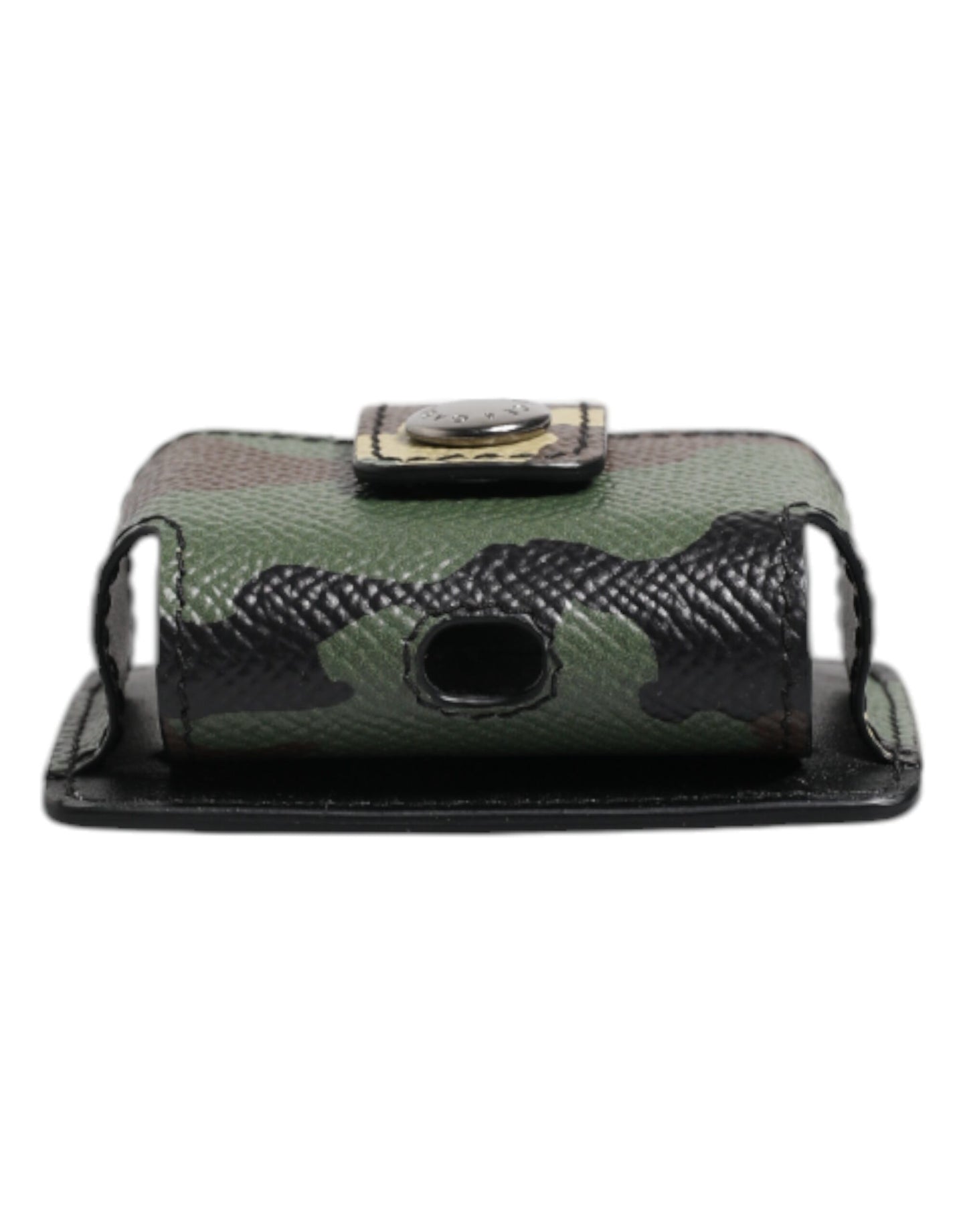 Étui pour Airpods en cuir camouflage multicolore Dolce &amp; Gabbana