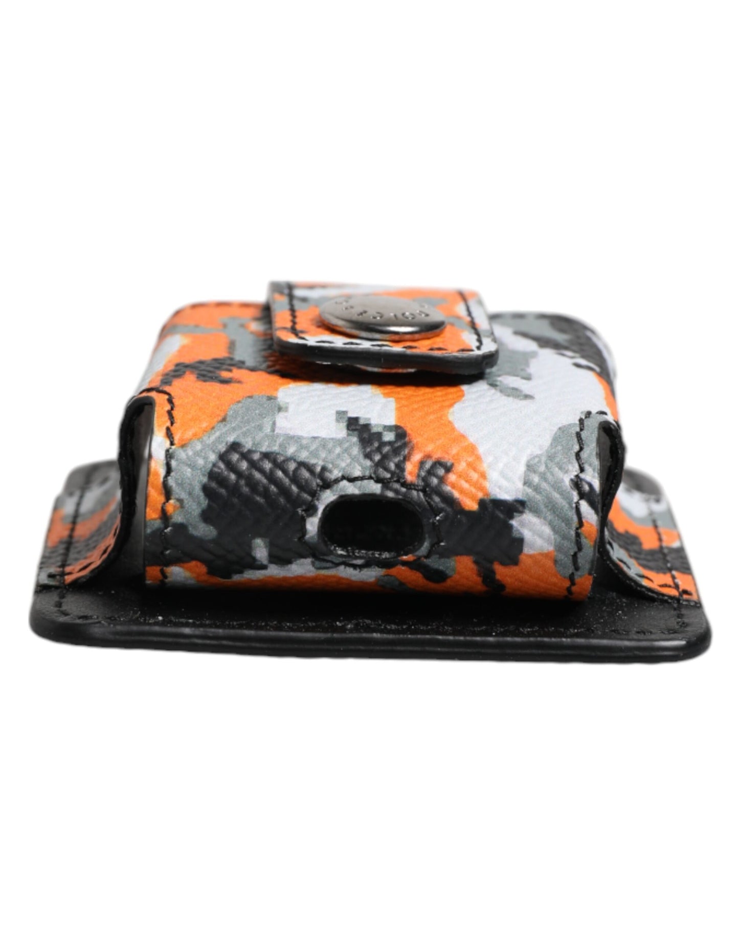 Étui pour Airpods en cuir camouflage multicolore Dolce &amp; Gabbana