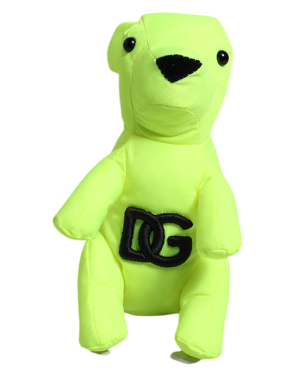 Porte-clés Dolce &amp; Gabbana avec logo brodé ours vert