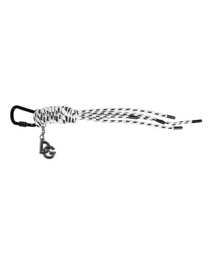 Dolce & Gabbana Multicolor Tape String DG Logo Keychain