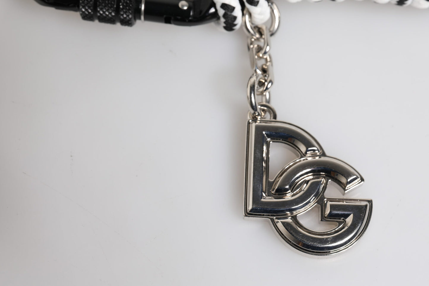 Dolce & Gabbana Multicolor Tape String DG Logo Keychain