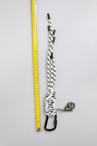 Dolce & Gabbana Multicolor Tape String DG Logo Keychain