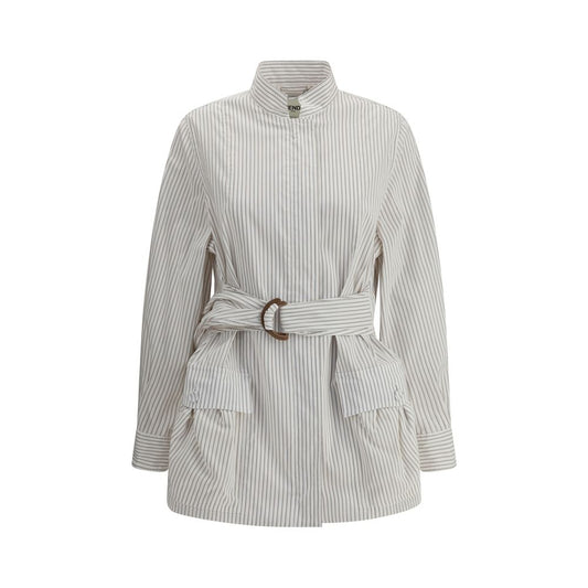 Veste chemise rayée Fendi