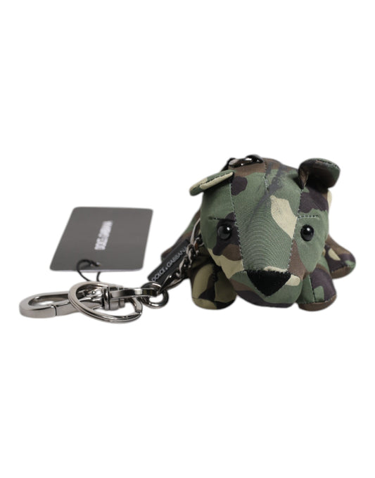 Dolce & Gabbana Multicolor Camouflage Keychain Keyring