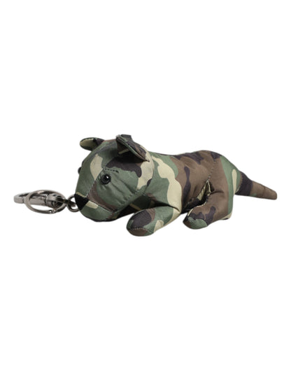 Dolce &amp; Gabbana Multicolor Camouflage Keychain Keyring