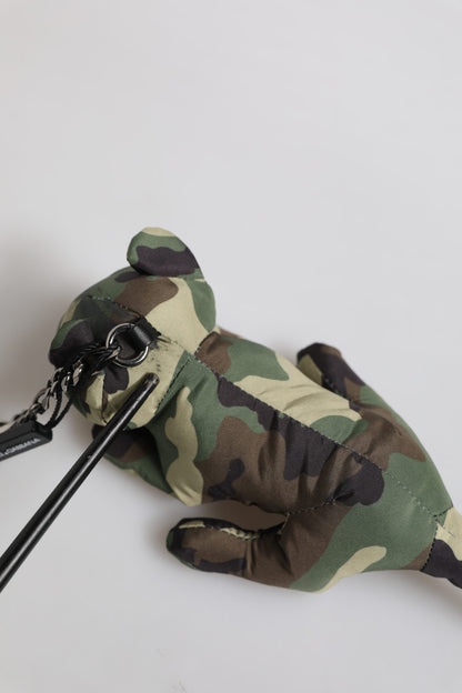 Dolce &amp; Gabbana Multicolor Camouflage Keychain Keyring