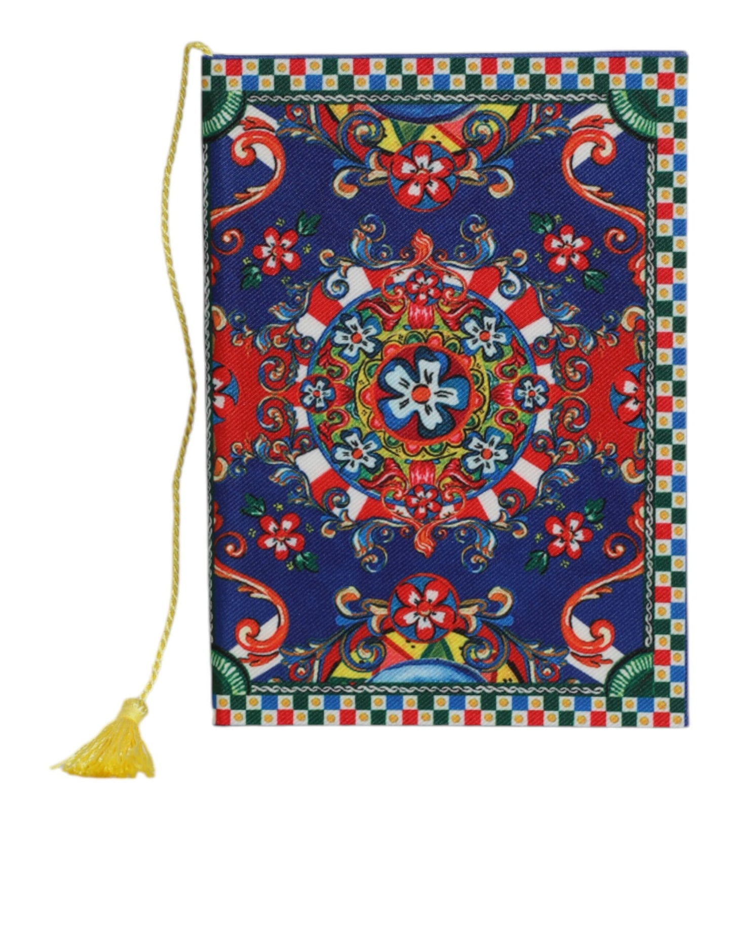Carnet imprimé Carretto Siciliano en polyester multicolore Dolce &amp; Gabbana