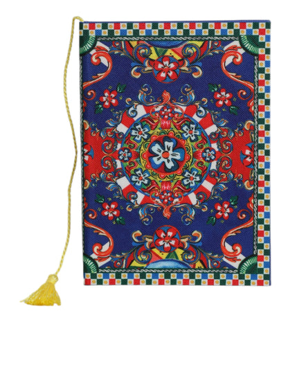 Carnet imprimé Carretto Siciliano en polyester multicolore Dolce &amp; Gabbana
