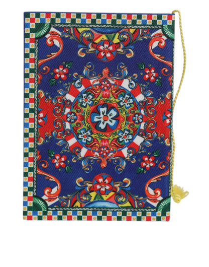 Carnet imprimé Carretto Siciliano en polyester multicolore Dolce &amp; Gabbana