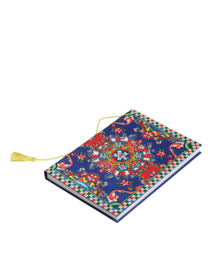 Carnet imprimé Carretto Siciliano en polyester multicolore Dolce &amp; Gabbana
