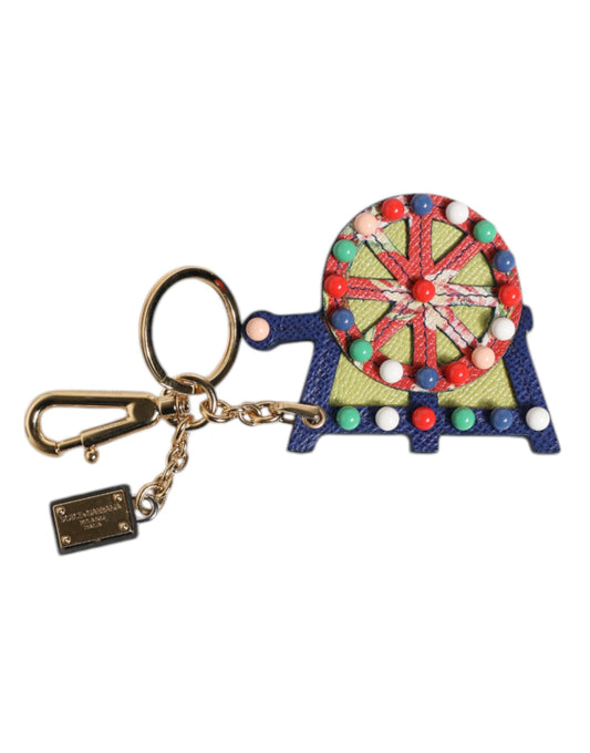Porte-clés Dolce &amp; Gabbana Carretto multicolore doré