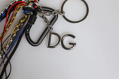 Bandoulière de sac Dolce &amp; Gabbana en corde tressée multicolore avec logo
