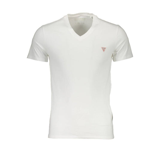 Guess Jeans White Cotton Men T-Shirt by Guess Jeans