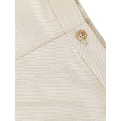 Bermuda en coton beige Dolce &amp; Gabbana