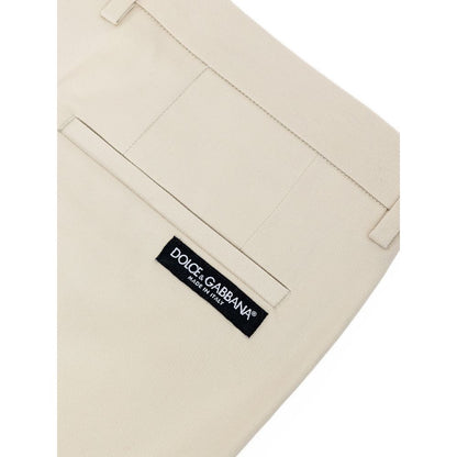 Bermuda en coton beige Dolce &amp; Gabbana
