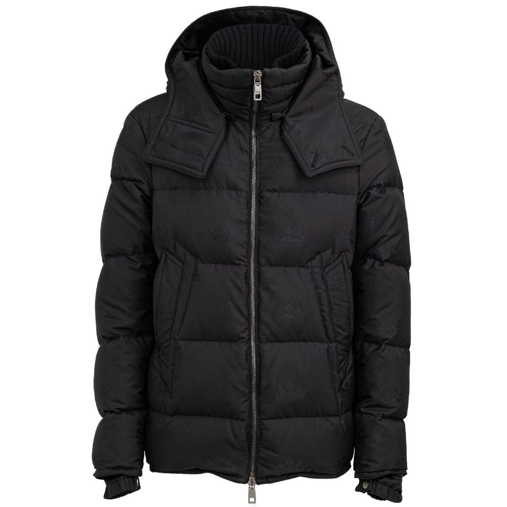 Dolce & Gabbana Black Cotton Jackets & Coat by Dolce & Gabbana