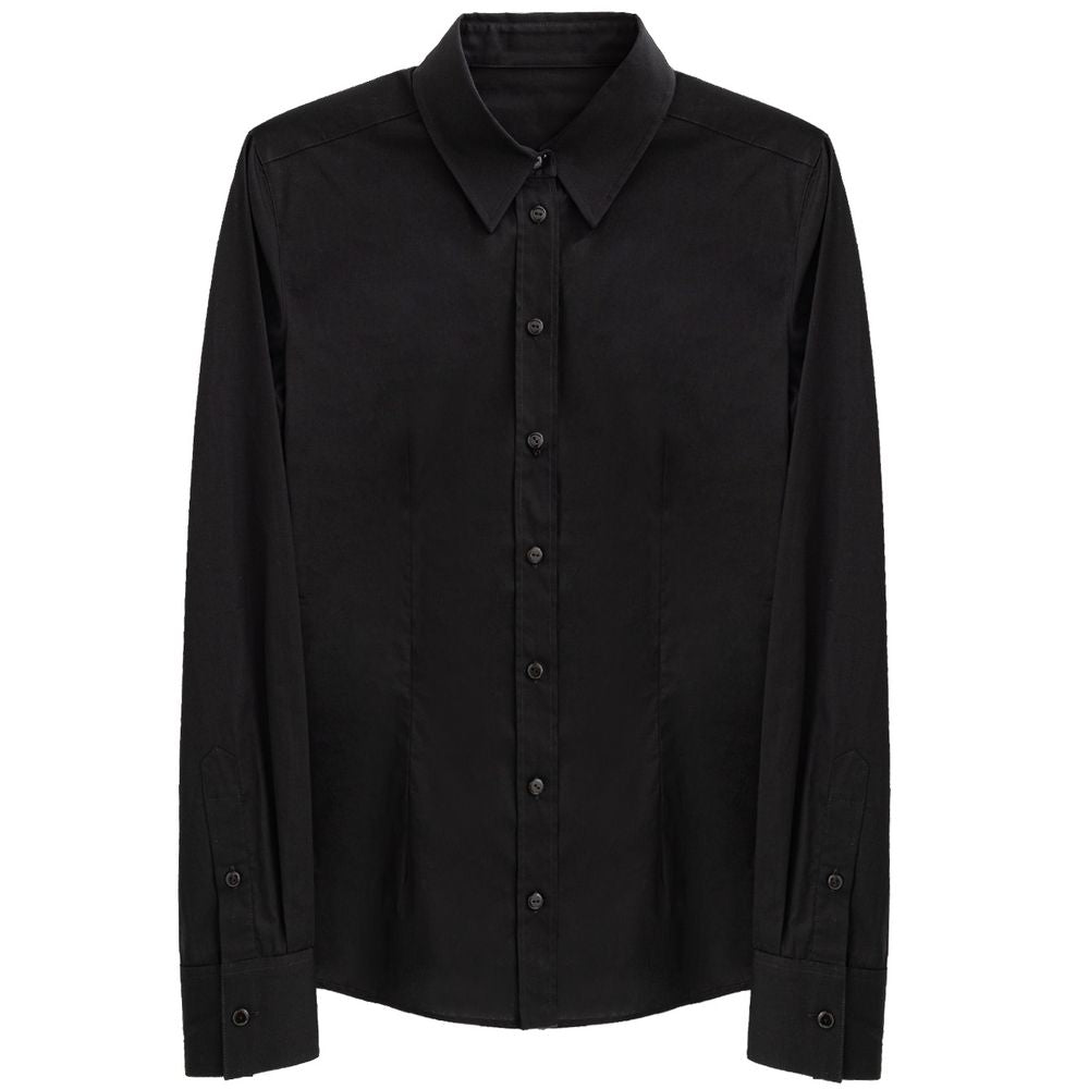 Dolce & Gabbana Black Cotton Shirt by Dolce & Gabbana