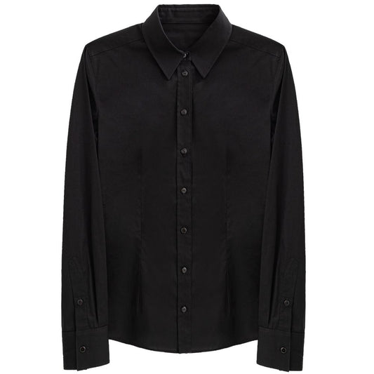 Dolce & Gabbana Black Cotton Shirt by Dolce & Gabbana