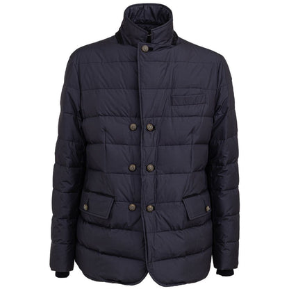 Dolce & Gabbana Blue Polyester Jackets & Coat by Dolce & Gabbana