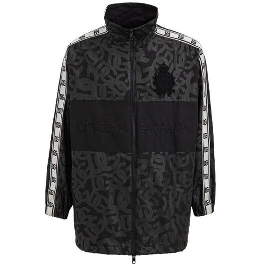Dolce & Gabbana Black Polyester Jackets & Coat by Dolce & Gabbana