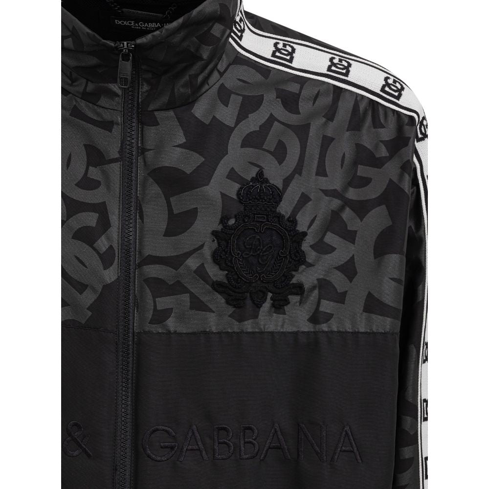 Dolce & Gabbana Black Polyester Jackets & Coat by Dolce & Gabbana