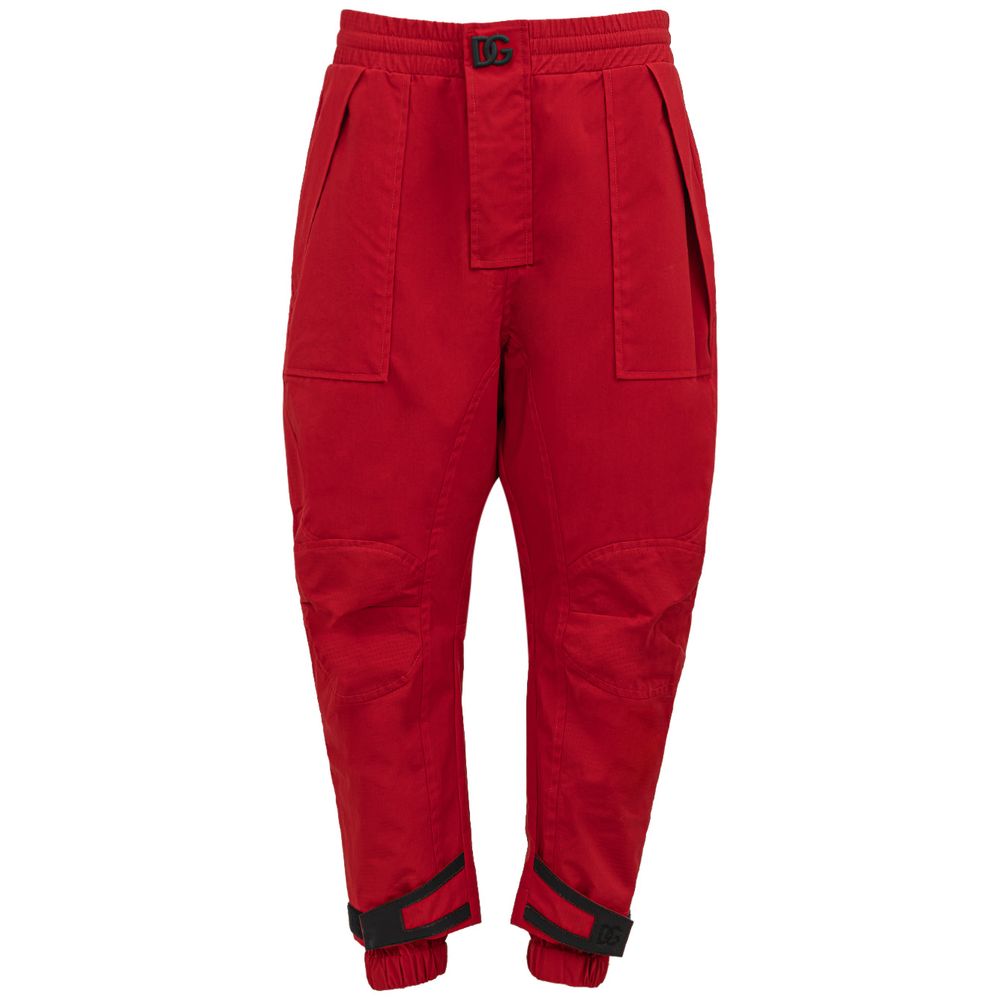 Dolce & Gabbana Red Polyamide Pant by Dolce & Gabbana