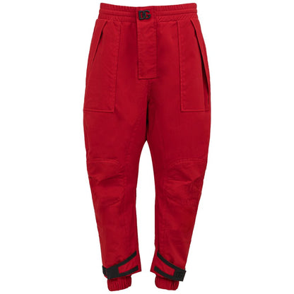 Dolce & Gabbana Red Polyamide Pant by Dolce & Gabbana