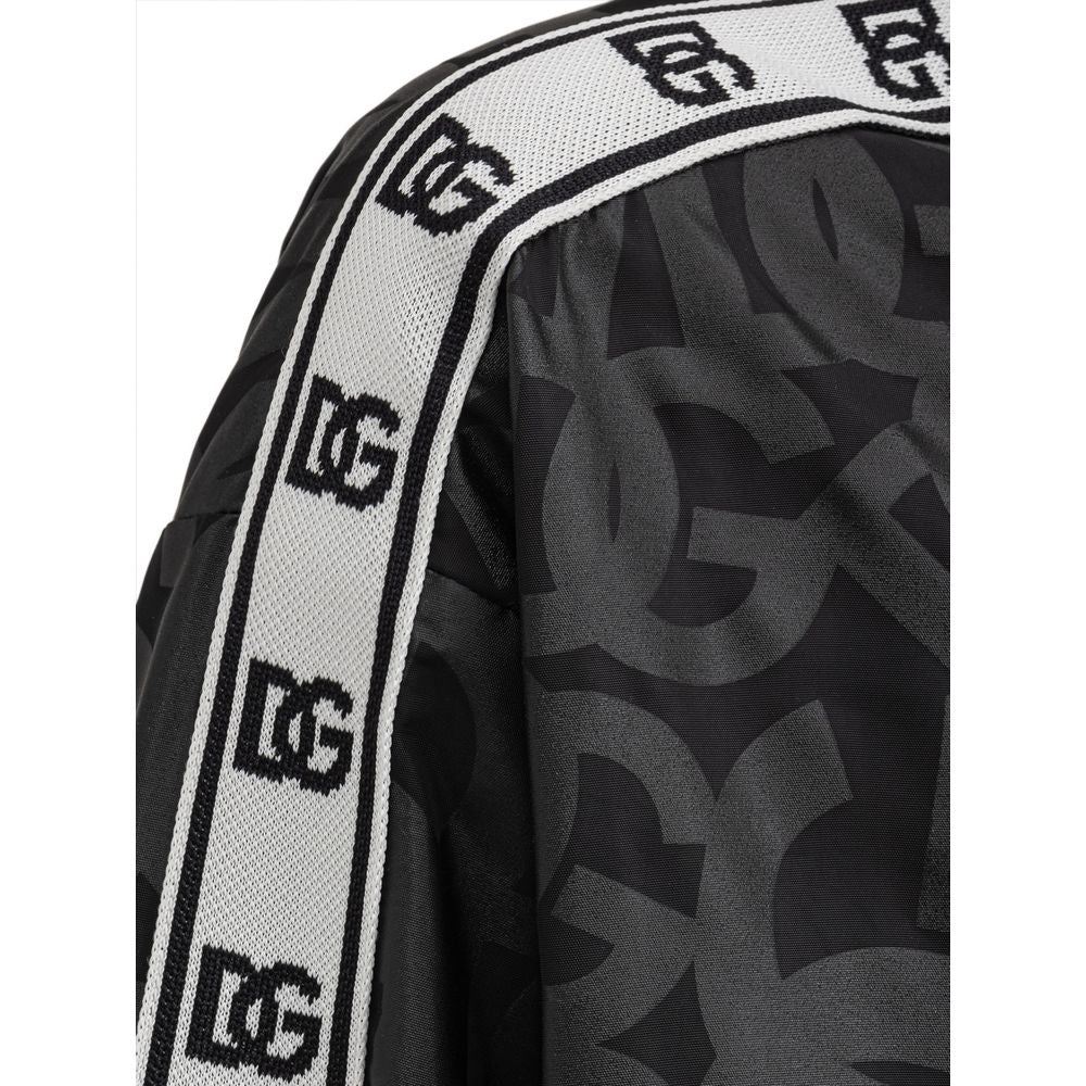 Dolce & Gabbana Black Polyester Jackets & Coat by Dolce & Gabbana