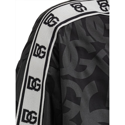 Dolce & Gabbana Black Polyester Jackets & Coat by Dolce & Gabbana