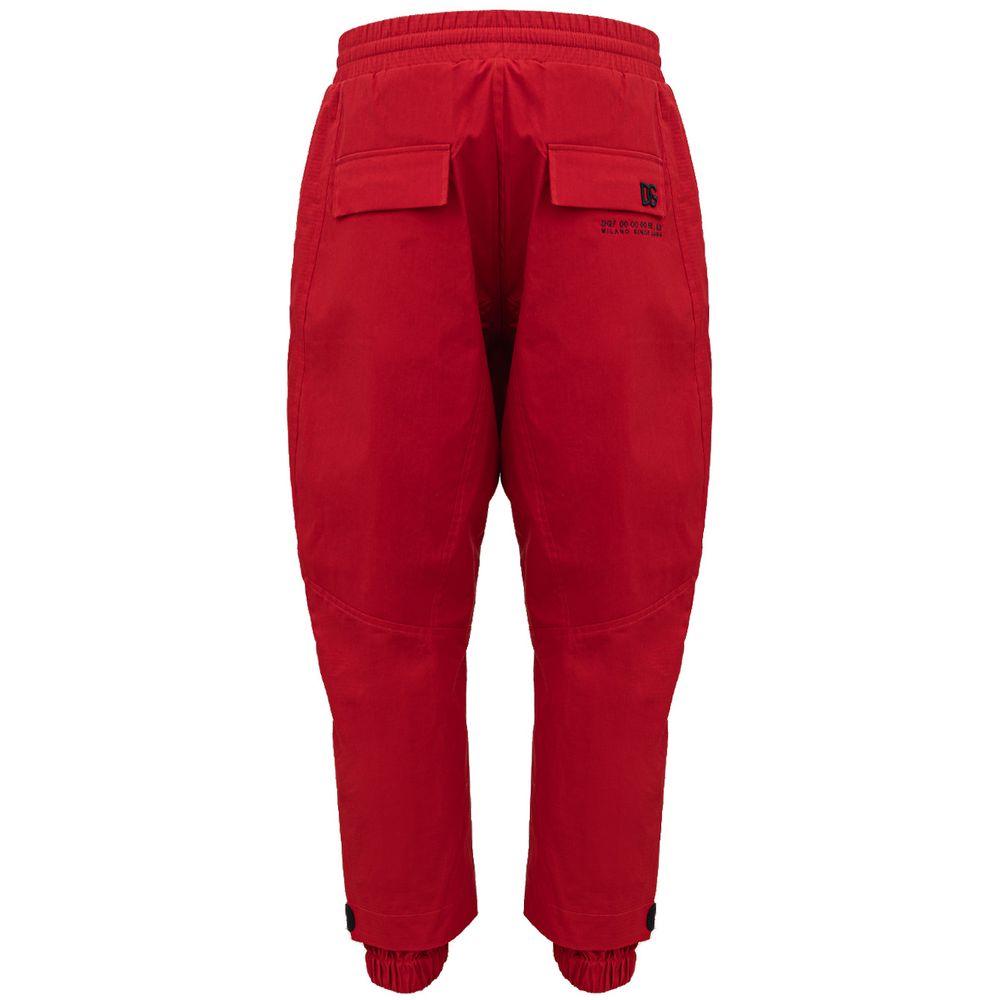 Dolce & Gabbana Red Polyamide Pant by Dolce & Gabbana