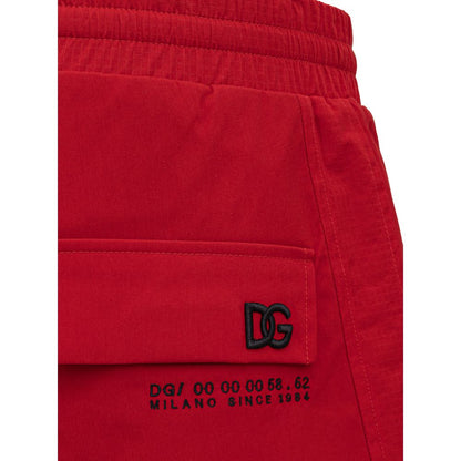 Dolce & Gabbana Red Polyamide Pant by Dolce & Gabbana