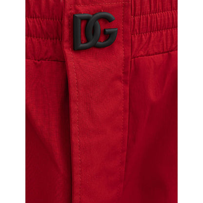 Dolce & Gabbana Red Polyamide Pant by Dolce & Gabbana