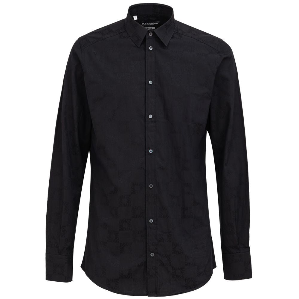 Dolce & Gabbana Black Cotton Shirt by Dolce & Gabbana