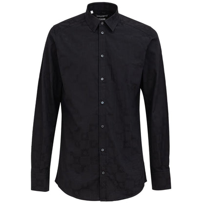 Dolce & Gabbana Black Cotton Shirt by Dolce & Gabbana