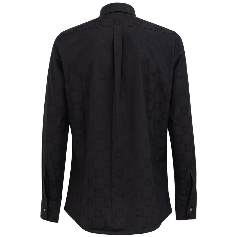 Dolce & Gabbana Black Cotton Shirt by Dolce & Gabbana