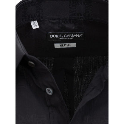 Dolce & Gabbana Black Cotton Shirt by Dolce & Gabbana