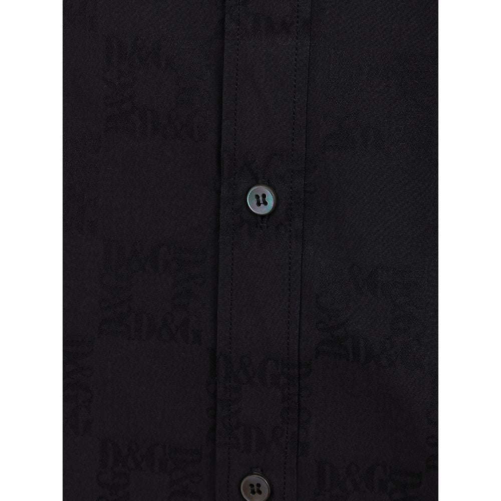 Dolce & Gabbana Black Cotton Shirt by Dolce & Gabbana