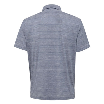 Polo en coton bleu Canali