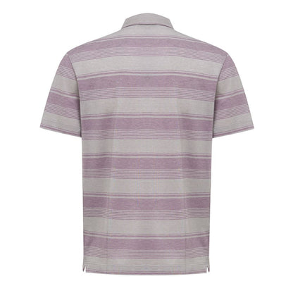 Polo en coton gris Canali