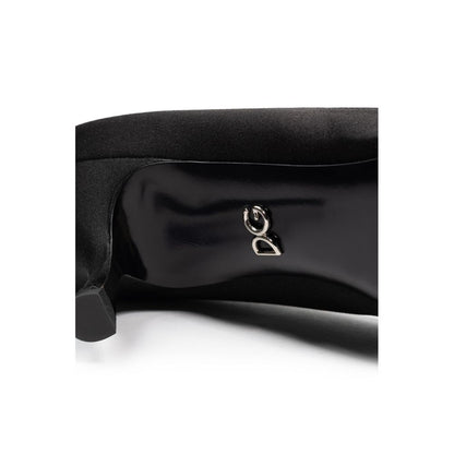 Escarpin en viscose noire Dolce &amp; Gabbana