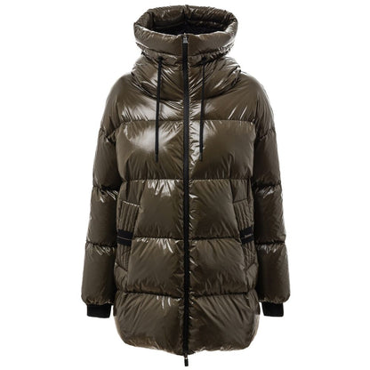 Vestes et manteaux en polyamide vert Herno