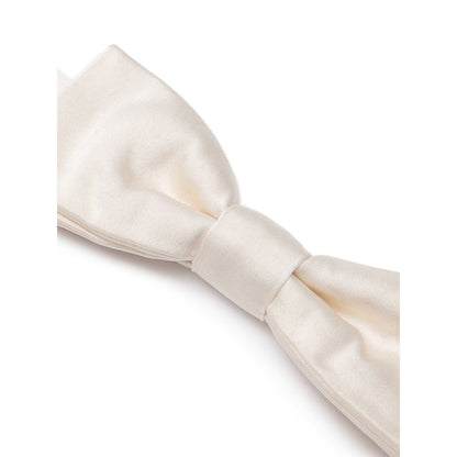 Cravates et nœud papillon en soie blanche Dolce &amp; Gabbana