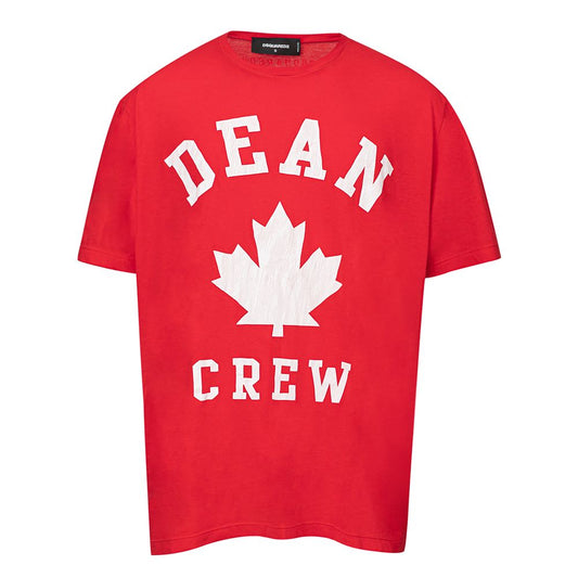 Dsquared² Red Cotton T-Shirt by Dsquared²